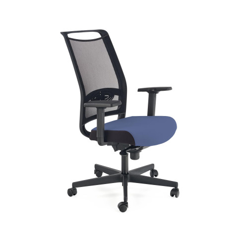 GULIETTA  office chair, color: black / blue DIOMMI V-NS-GULIETTA-FOT-NIEBIESKI