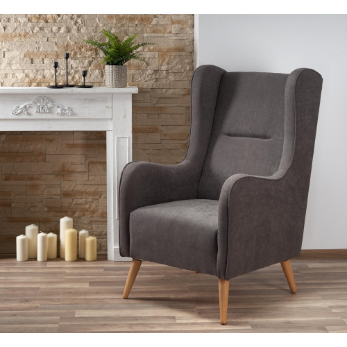 CHESTER leisure chair, color: dark grey DIOMMI V-PL-CHESTER-FOT-C.POPIEL