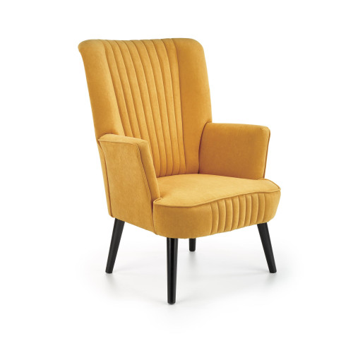DELGADO chair color: mustard DIOMMI V-PL-DELGADO-FOT-MUSZTARDOWY