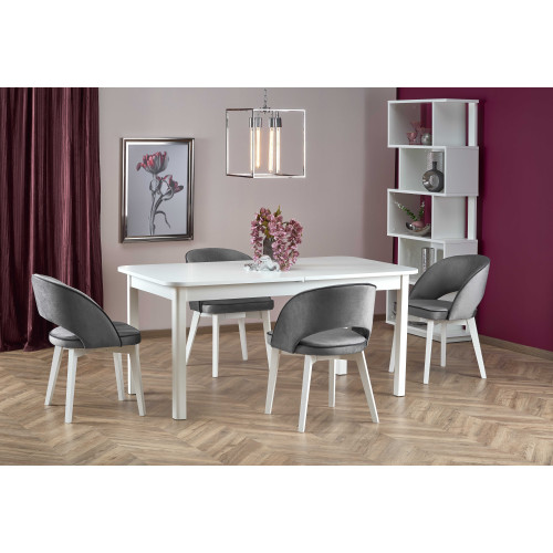 Extendable dining table FLORIAN 160-228x90x76 DIOMMI V-PL-FLORIAN-ST-BIAŁY