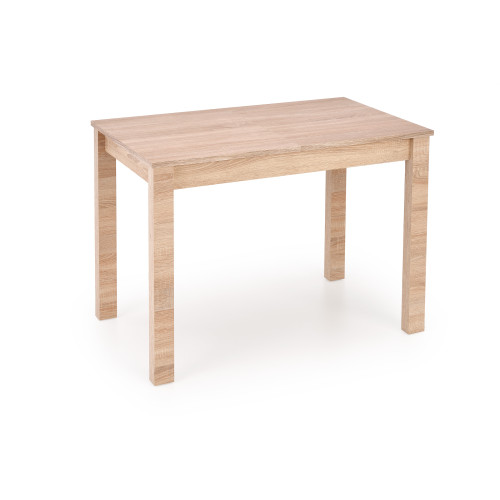 Extendable kitchen table GINO made of laminated wooden board in Sonoma oak color 60x(100-135)x75 DIOMMI V-PL-GINO-ST-SONOMA/SONOMA