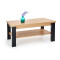 JENNA, c.table, natural hikora / black DIOMMI V-PL-JENNA-LAW-HIKORA/CZARNY