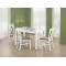Classic kitchen table KSAWERY with pdch top and MDF frame in white color 68x120x76 DIOMMI V-PL-KSAWERY-ST-BIAŁY
