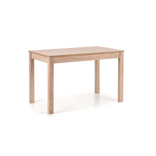 Classic KSAWERY kitchen table with pdch top and mdf frame in sonoma oak color 68x120x76 DIOMMI V-PL-KSAWERY-ST-SONOMA