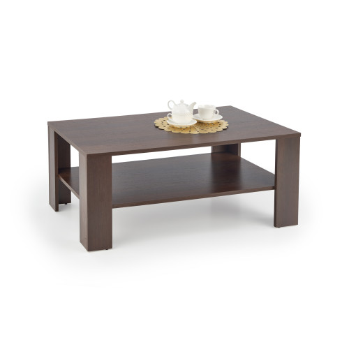 Coffee table KWADRO made of laminated chipboard in dark walnut color 65x110x53DIOMMI V-PL-KWADRO-LAW-C.ORZECH