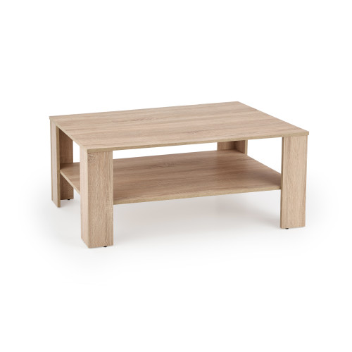 Coffee table KWADRO made of laminated chipboard in Sonoma oak color 65x110x53 DIOMMI V-PL-KWADRO-LAW-SONOMA