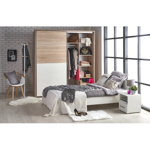 LIMA SN-1 night stand, color: white DIOMMI V-PL-LIMA-SN1-BIAŁY