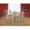Extendable dining table MAURYCY made of laminated boards and MDF in oak sonoma color 75x(118-158)x76 DIOMMI V-PL-MAURYCY-ST-SONOMA