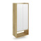 MOBIUS regal 2D color: hikora oak/white DIOMMI V-PL-MOBIUS-REGAŁ_2D-BIEL