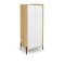 MOBIUS cabinet 2D color: hikora oak/alpine white DIOMMI V-PL-MOBIUS-SZAFA_2D-BIEL