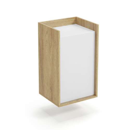 MOBIUS cabinet 1D color: hikora oak/white DIOMMI V-PL-MOBIUS-SZAFKA_1D-BIEL