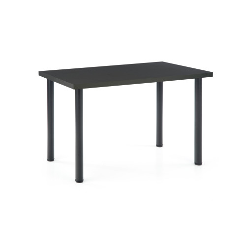 Kitchen table MODEX 2 120 with a top of laminated wooden board and metal frame anthracite color 68x120x75 DIOMMI V-PL-MODEX 2_120-ANTRACYT