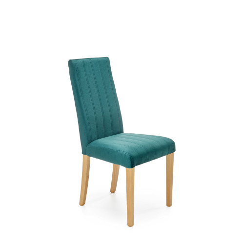 DIEGO 3 chair, color: quilted velvet Stripes - MONOLITH 37 DIOMMI V-PL-N-DIEGO_3-D.MIODOWY-MONOLITH37