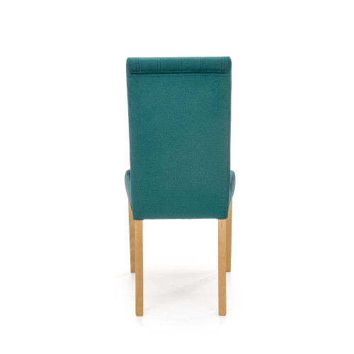 DIEGO 3 chair, color: quilted velvet Stripes - MONOLITH 37 DIOMMI V-PL-N-DIEGO_3-D.MIODOWY-MONOLITH37