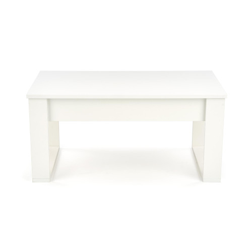Coffee table NEA made of laminated wooden board in white color 60x110x52DIOMMI V-PL-NEA-LAW-BIAŁY