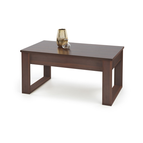 Coffee table NEA made of laminated wooden board in dark walnut color 60x110x52 DIOMMI V-PL-NEA-LAW-C.ORZECH