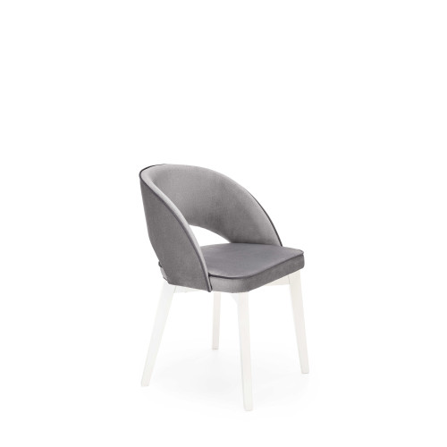 MARINO chair, color: velvet - MONOLITH 85 (light grey) DIOMMI V-PL-N-MARINO-BIAŁY-MONOLITH85