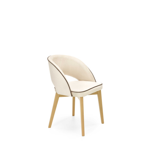 MARINO chair, color: velvet - MONOLITH 04 (creamy) DIOMMI V-PL-N-MARINO-D.MIODOWY-MONOLITH04