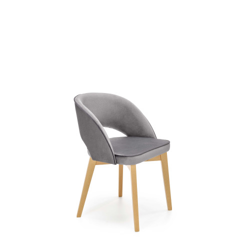 MARINO chair, color: velvet - MONOLITH 85 (light grey) DIOMMI V-PL-N-MARINO-D.MIODOWY-MONOLITH85