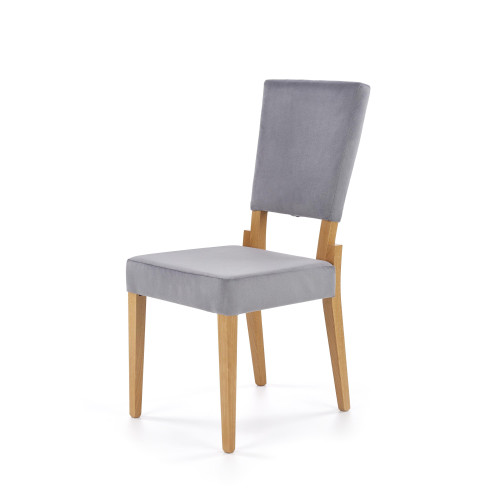 SORBUS chair, color: honey oak / grey DIOMMI V-PL-N-SORBUS-KR-DĄB_MIODOWY/POPIEL