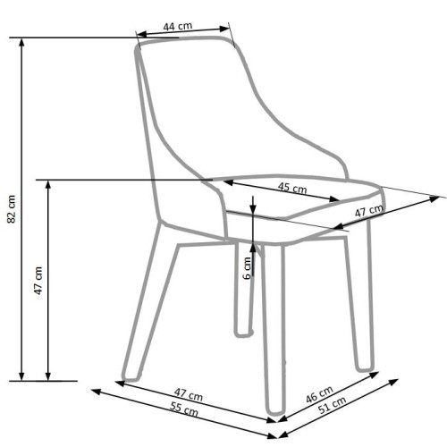 TOLEDO chair, color: white DIOMMI V-PL-N-TOLEDO-BIAŁY-INARI91