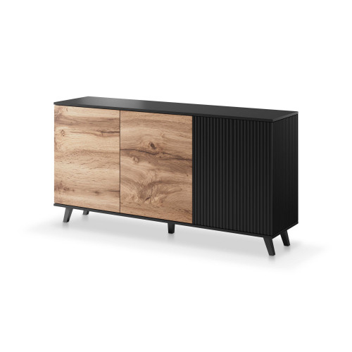 RANDOM KM-1 chest, color: wotan oak/black DIOMMI V-PL-RANDOM-KM-1