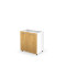 VENTO D-80/82 lower cabinet, color: white / honey oak DIOMMI V-UA-VENTO-D-80/82-D.MIODOWY