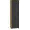 VENTO DL-60/214 high cargo cabinet, color: craft oak/antracite DIOMMI V-UA-VENTO-DL-60/214-ANTRACYT