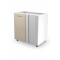 VENTO DN-100/82 corner lower cabinet, color: white / beige DIOMMI V-UA-VENTO-DN-100/82-BEŻOWY