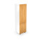 VENTO DP-60/214 high cargo cabinet, color: white/honey oak DIOMMI V-UA-VENTO-DU-60/214-D.MIODOWY