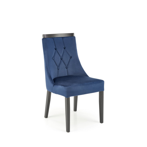 ROYAL chair, black / dark blue Monolith 77