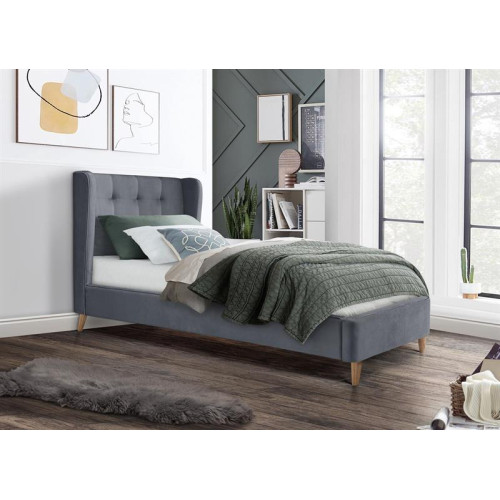 ESTELLA  90 cm bed grey