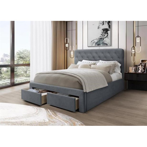 MARISOL 160 cm bed grey