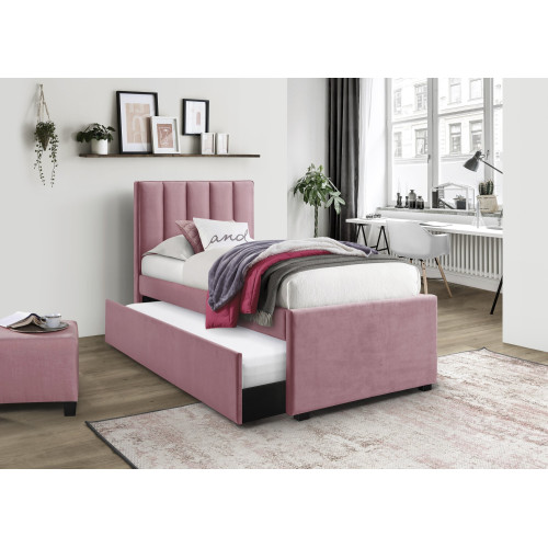 RUSSO 90 cm bed pink