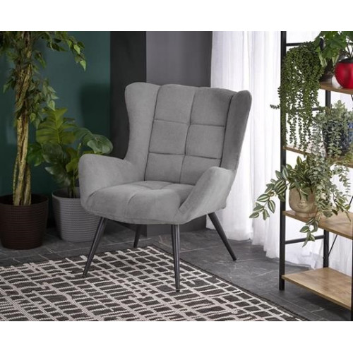 BYRON leisure chair, grey