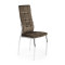 K416 chair, brown velvet