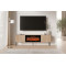 DOMI TV stand K180 ( 2 D ) cremona - possibility of installing a fireplace, ordered separately