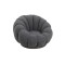 Armchair Nester swivel armchair boucle fabric in dark grey color 98x97x69cm DIOMMI 110-000087