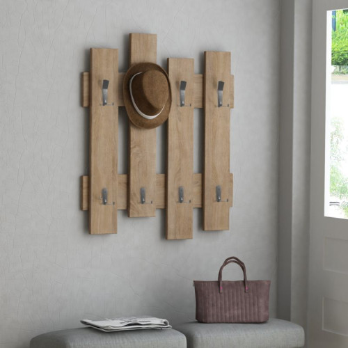 Wave wall hanger 64x4x79 natural DIOMMI 119-000784