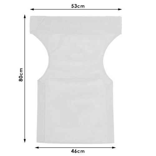 Perforated canvas 46x53x80 blue DIOMMI 022-000012