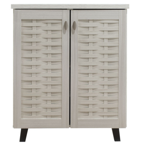 Shoe cabinet Mantam 78x40x92 white/grey DIOMMI 049-000002