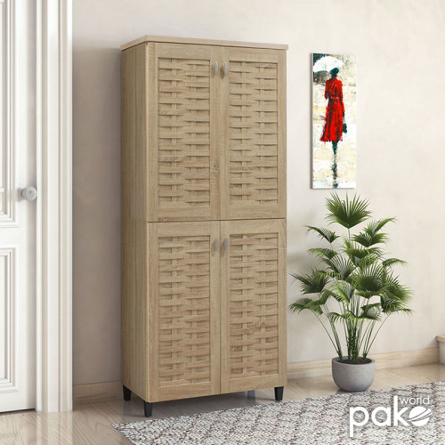 Shoe cabinet Mantam 78x40x170,5 sonoma DIOMMI 049-000007