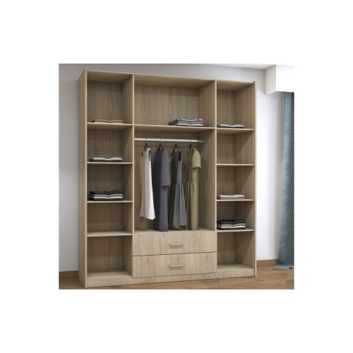 Wardrobe Dose 200x58x230 sonoma DIOMMI 043-000069