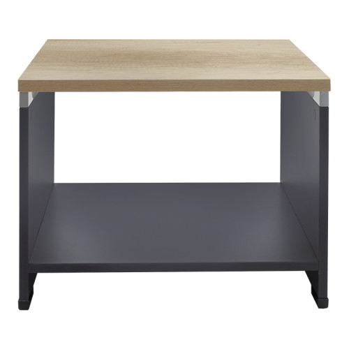 Coffee table Lotus 60x60x45 dark gray/oak DIOMMI 069-000021