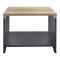 Coffee table Lotus 60x60x45 dark gray/oak DIOMMI 069-000021