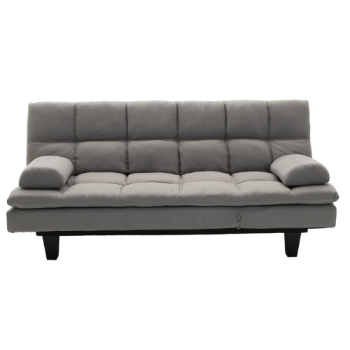 3 seated sofa-bed Lincoln DIOMMI with fabric in grey color 180x86x85cm