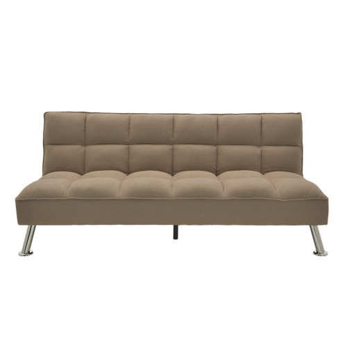 3 seater sofa-bed Rebel DIOMMI with fabric in beige-brown color 189x92x82cm