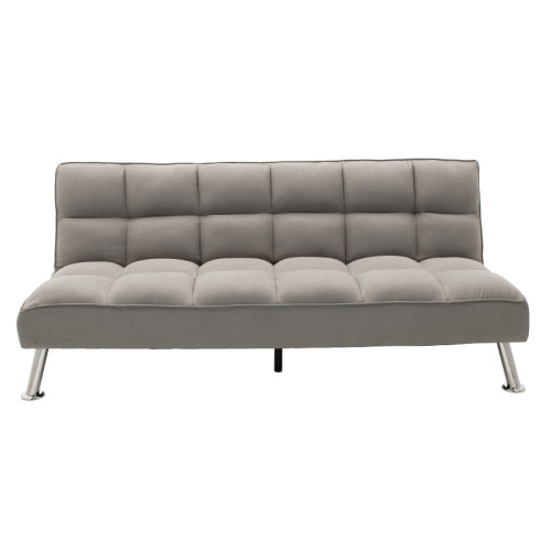 Three-seater Sofa-bed Rebel 189x92x82 grey fabric/chrome DIOMMI  035-000019