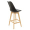 Bar stool Gaston DIOMMI PP-PU black