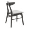 Chair Orlean 49x53,5x78 anthracite DIOMMI 097-000008